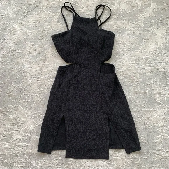 Glamorous | Dresses | Glamorous Cut Out Strappy Slit Black Mini Dress | Poshmark Glamorous | Dresses | Glamorous Cut Out Strappy Slit Black Mini Dress | Poshmark